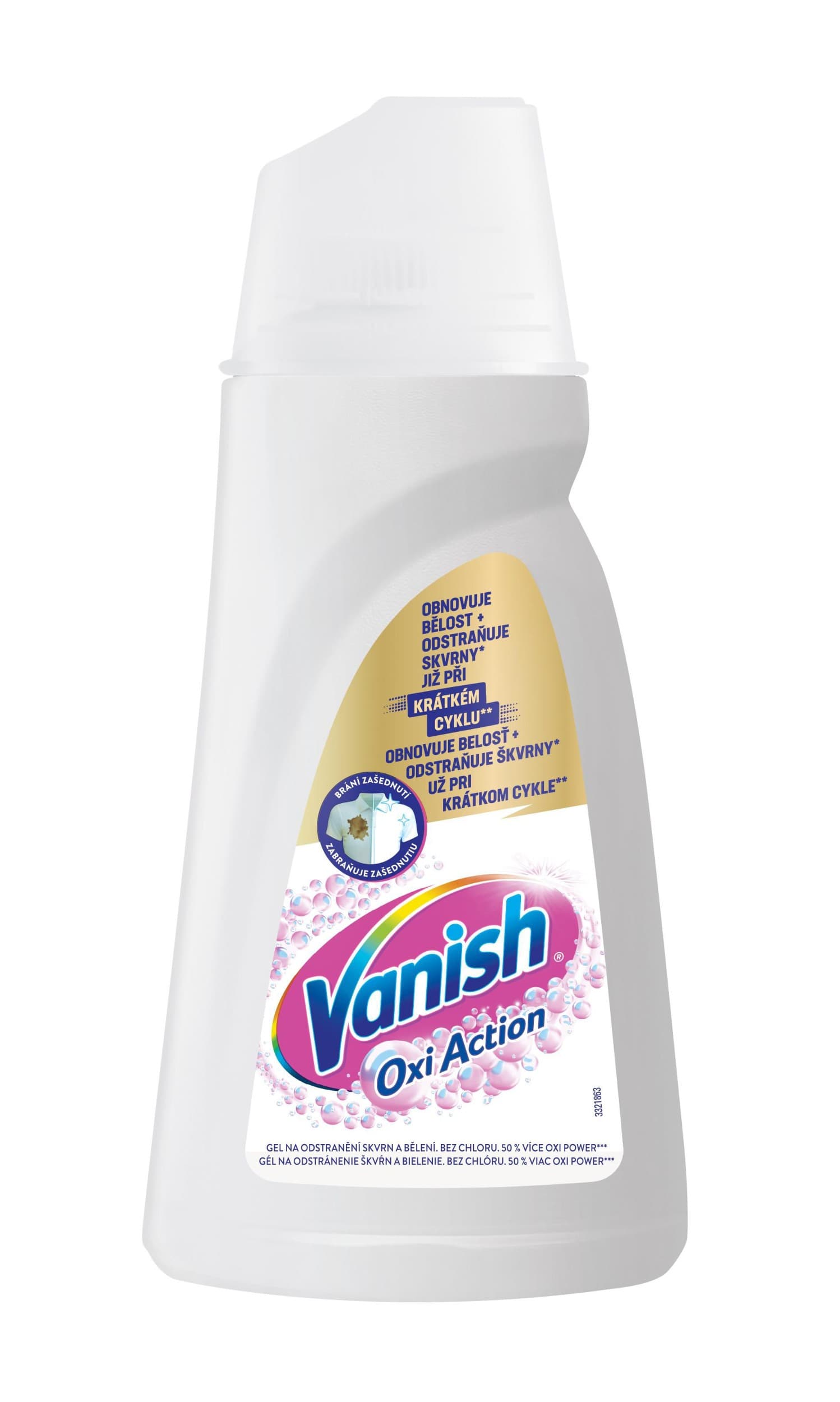 Vanish Oxi Action Gel na bělení a odstranění skvrn 1000ml