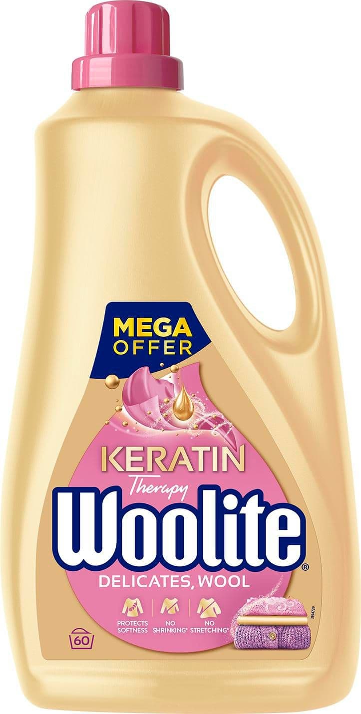 Woolite Keratin Therapy Delicates Wool 3,6 l / 60 pracích dávek