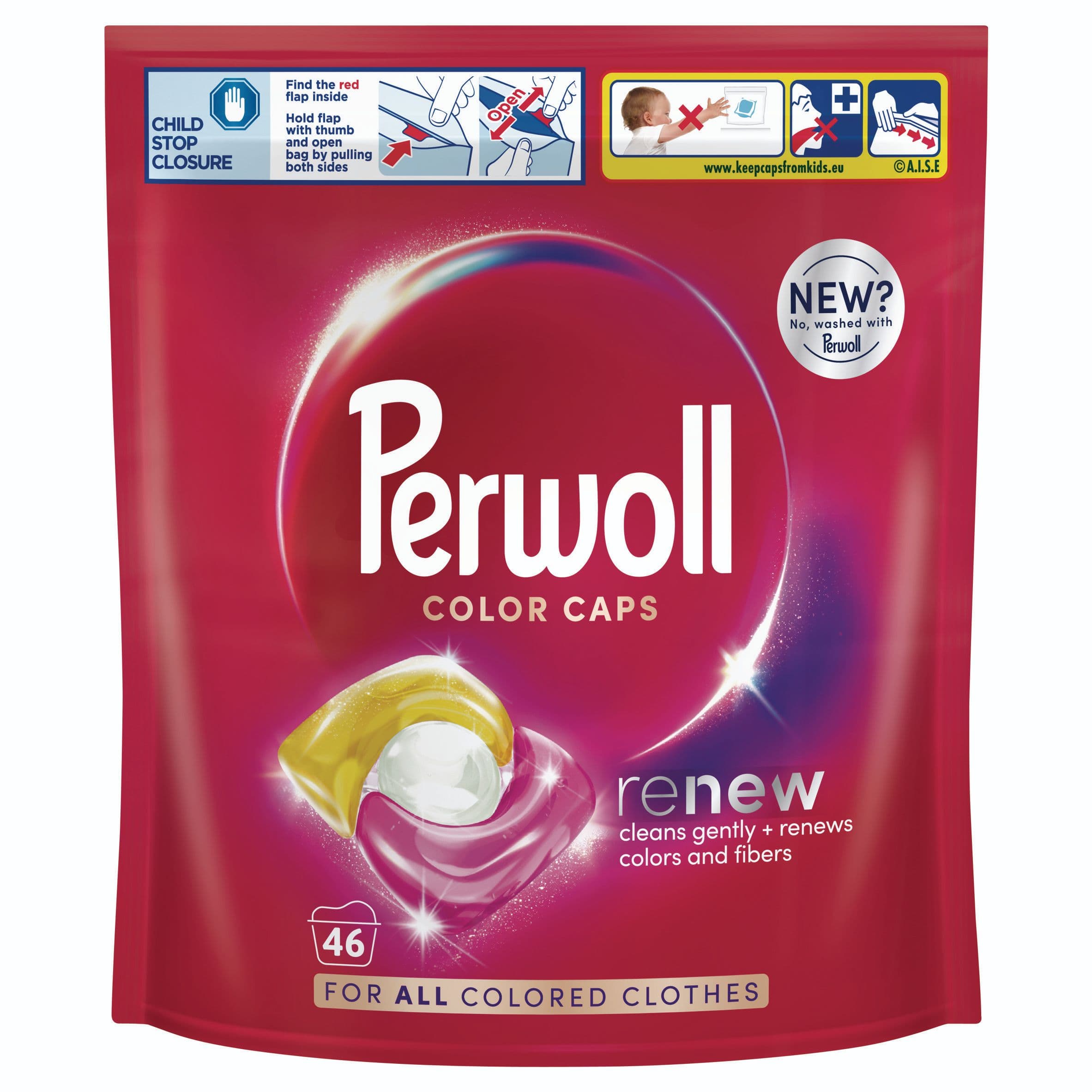 Perwoll Color Caps 46dávek