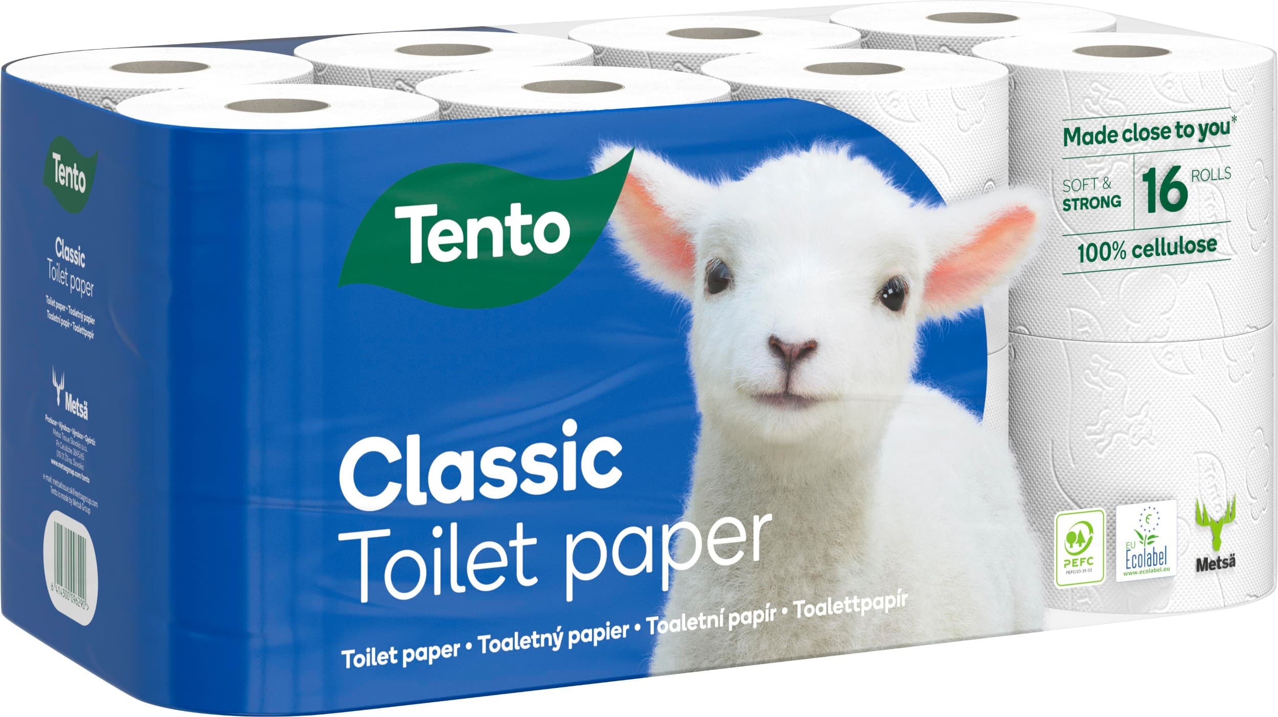 Tento Ellegance Classic Toaletní papír 3 vrstvý 16 ks