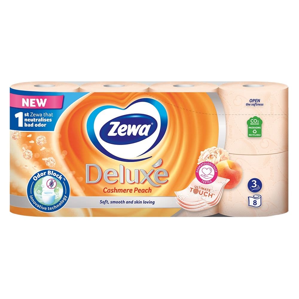 Zewa Deluxe Cashmere Peach toaletní papír 8 ks