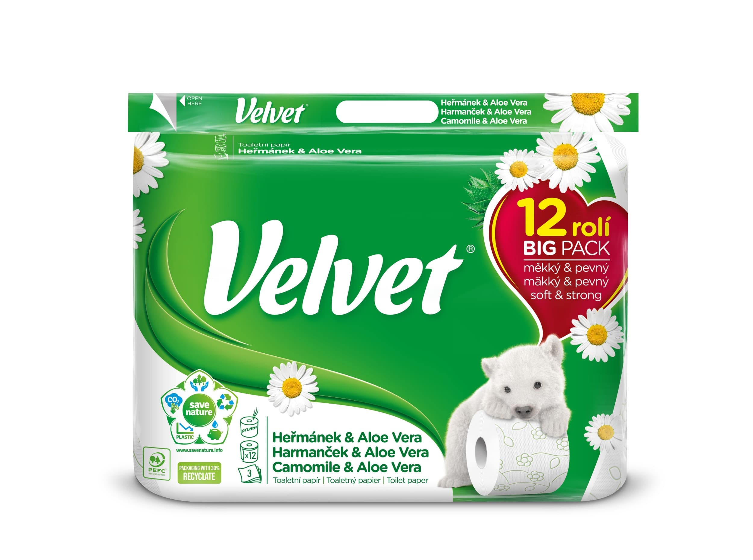VELVET TP Heřmánek 3VRSTVÝ 12KS