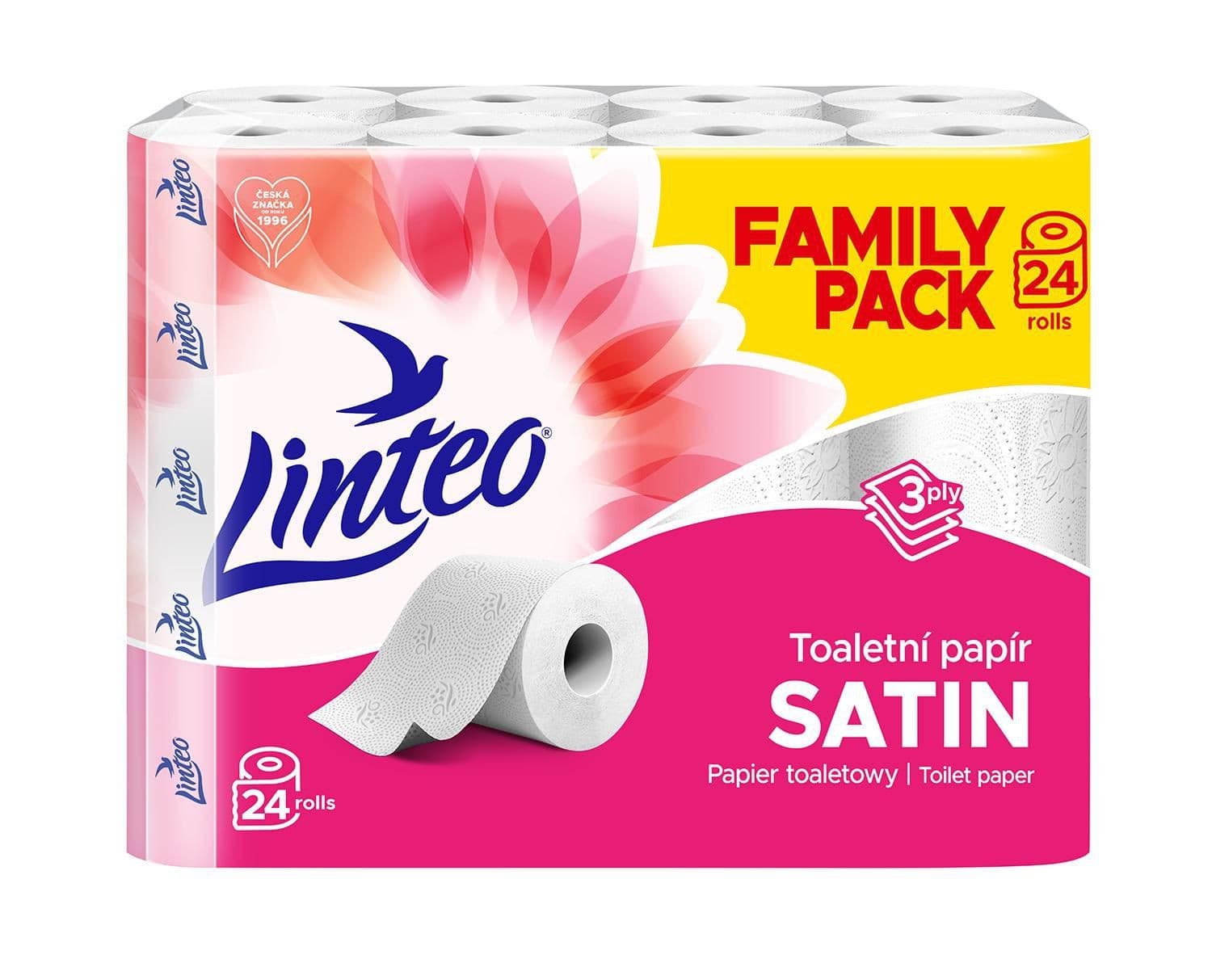 Linteo Toaletní papír 3 vrstvý 24ks