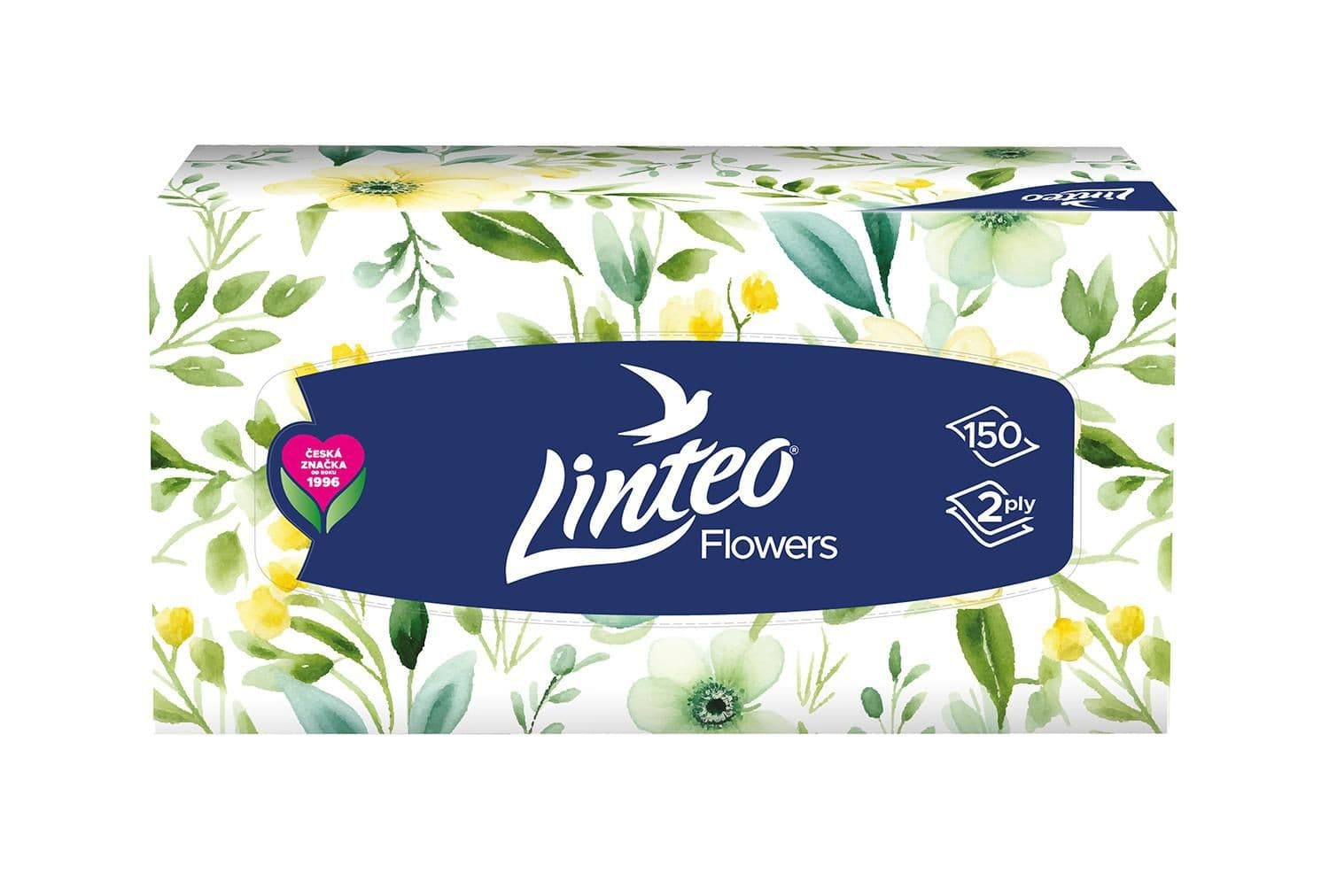 Linteo Papírové kapesníky 2 vrstvé 150ks