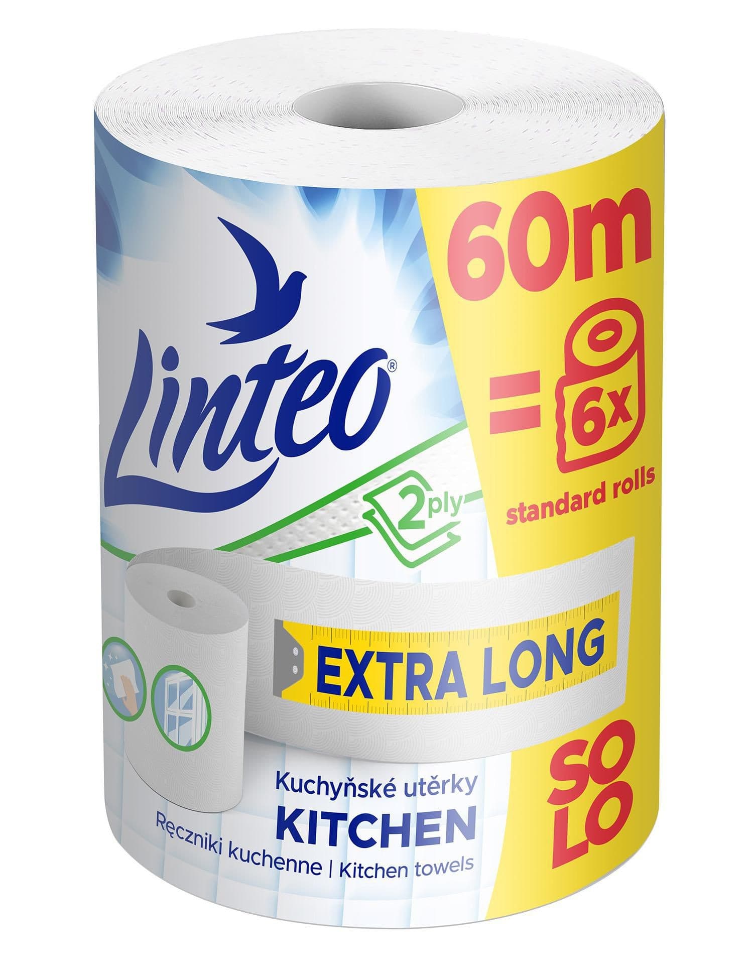 Linteo Classic kuchyňské utěrky 60m 2vrstvé 1ks