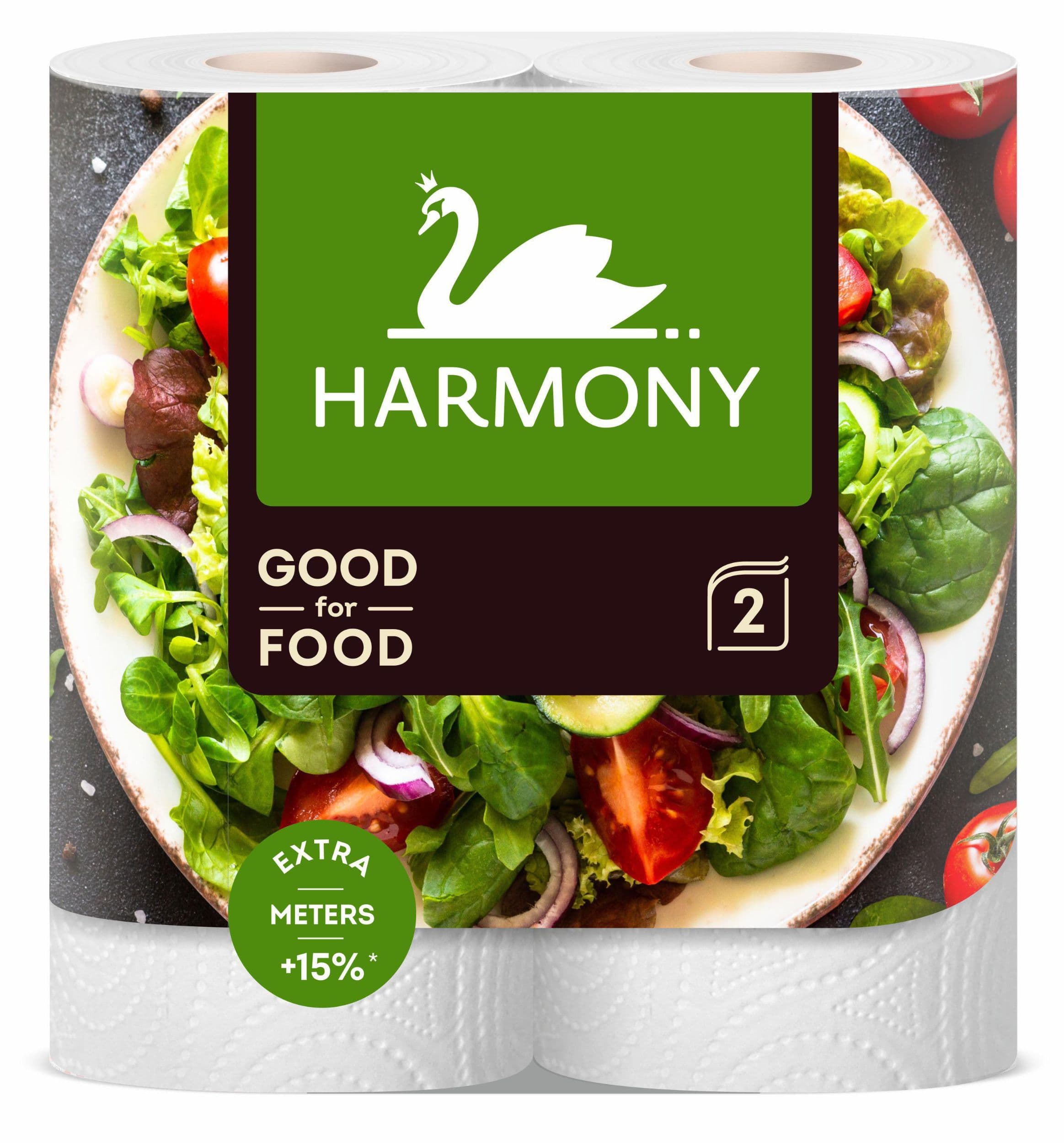 Harmony Good for Food kuchyňské utěrky 90 útržků 2 vrstvy 2 ks