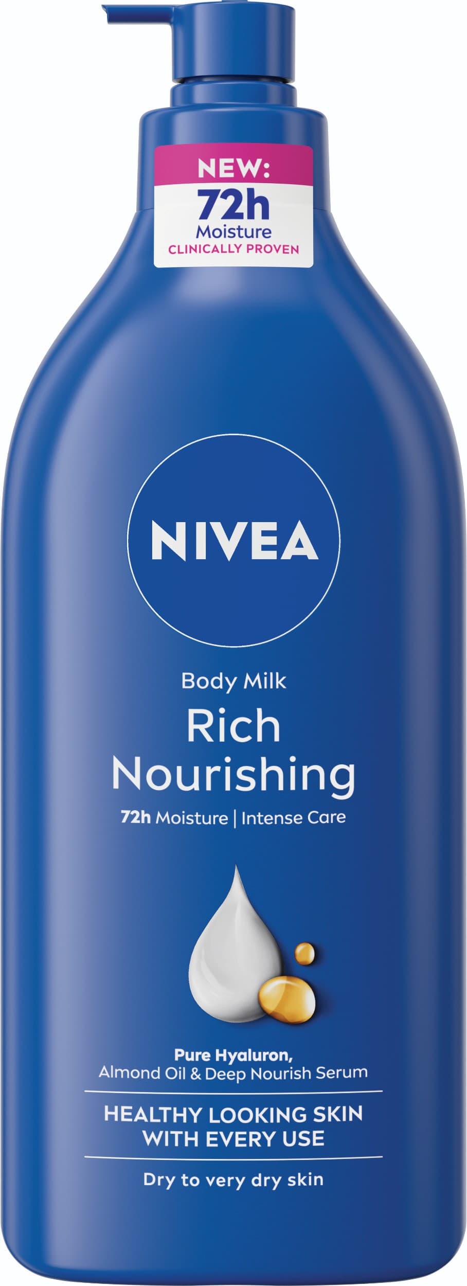 Nivea Výživné tělové mléko Body Milk 625ml