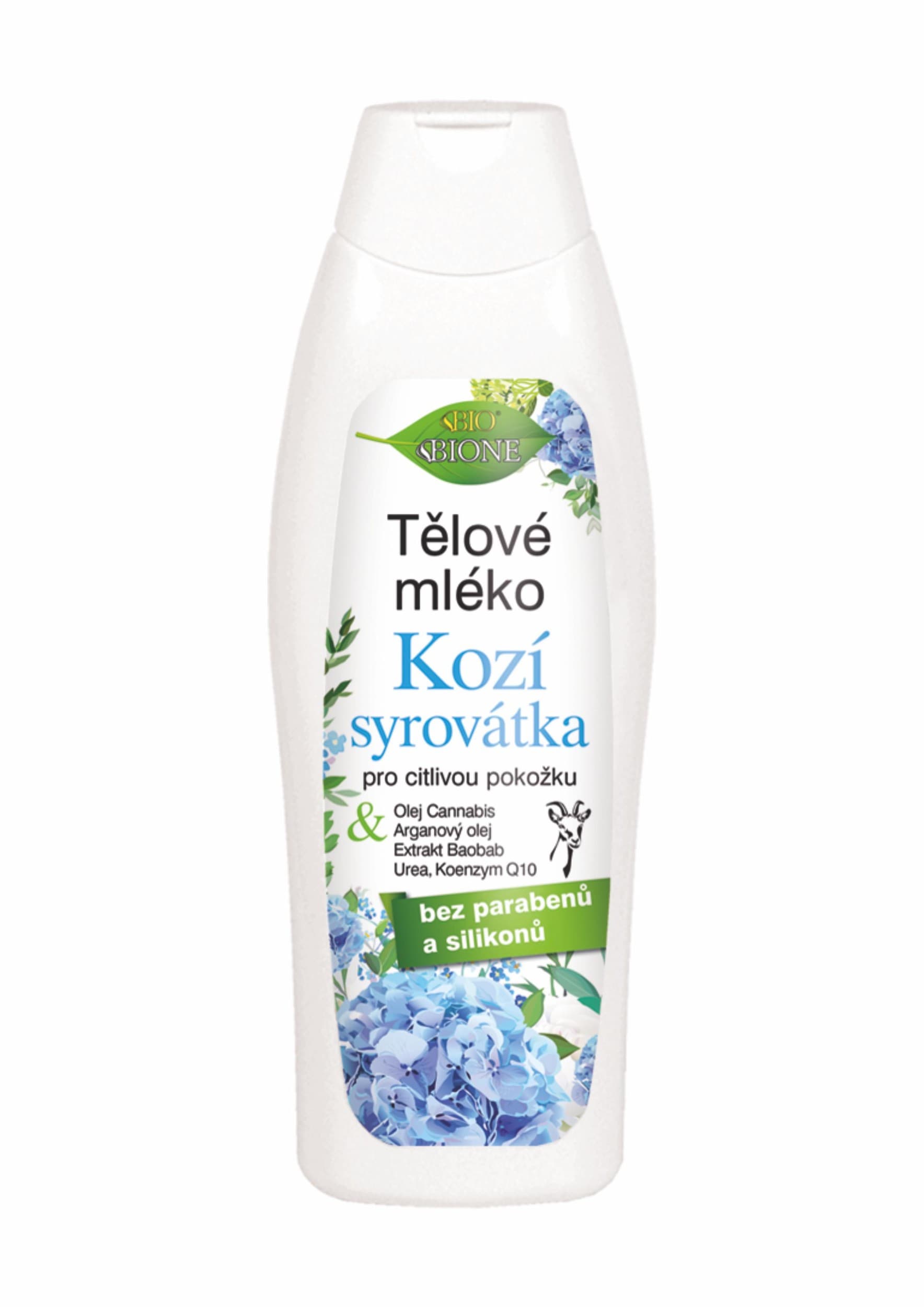 BIO Kozí syrovátka tělové mléko 500ml