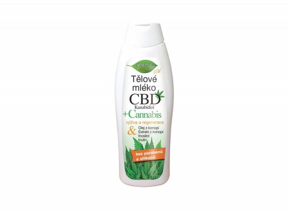 Bio CBD Kanabidiol tělové mléko 500ml