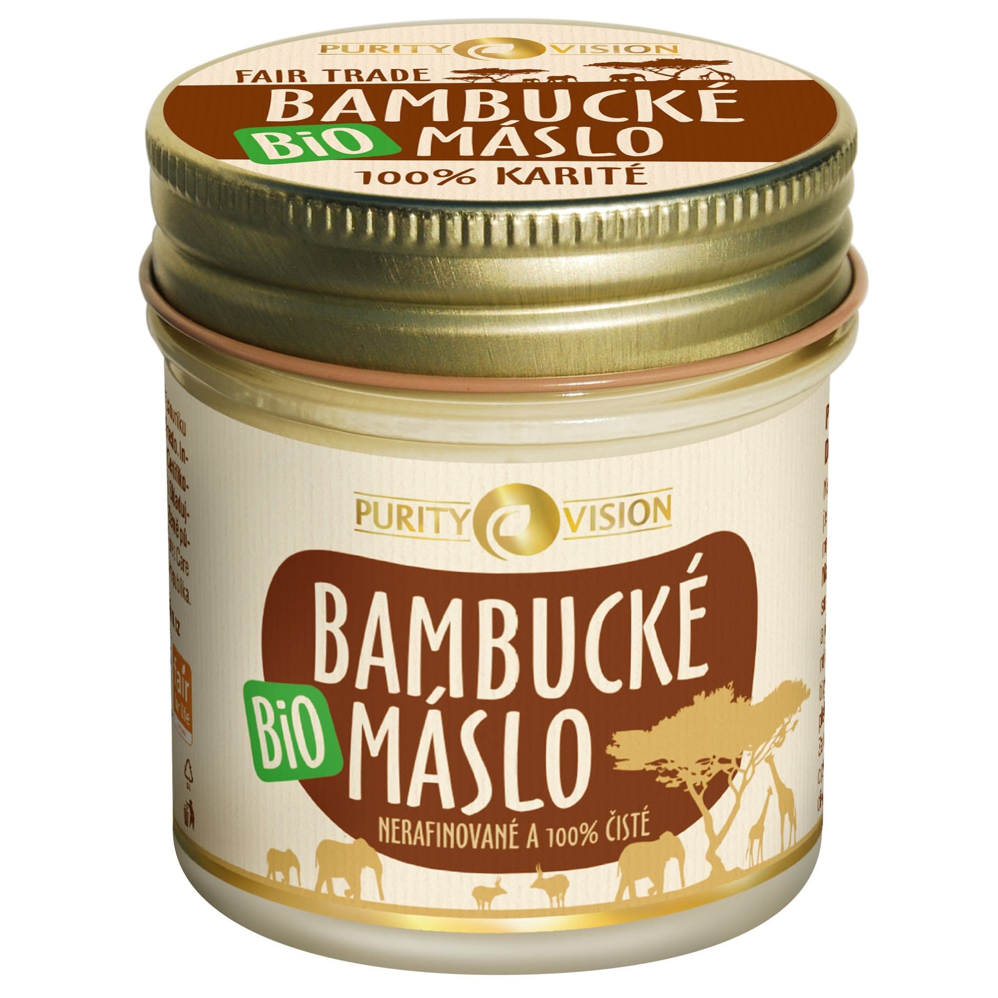 Purity Vision Bio Bambucké máslo - kosmetika