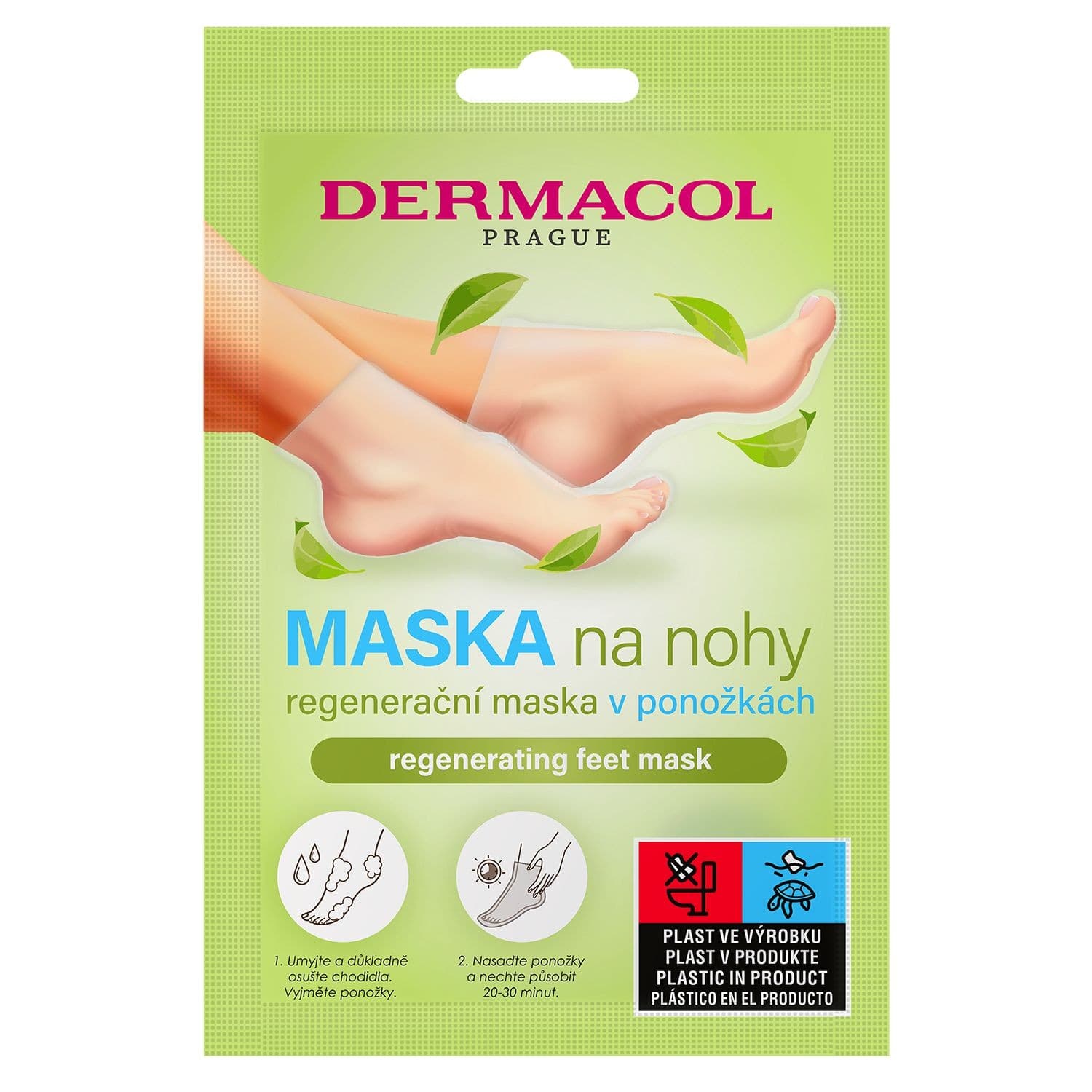 Dermacol Regenerační maska na nohy v ponožkách 30 g