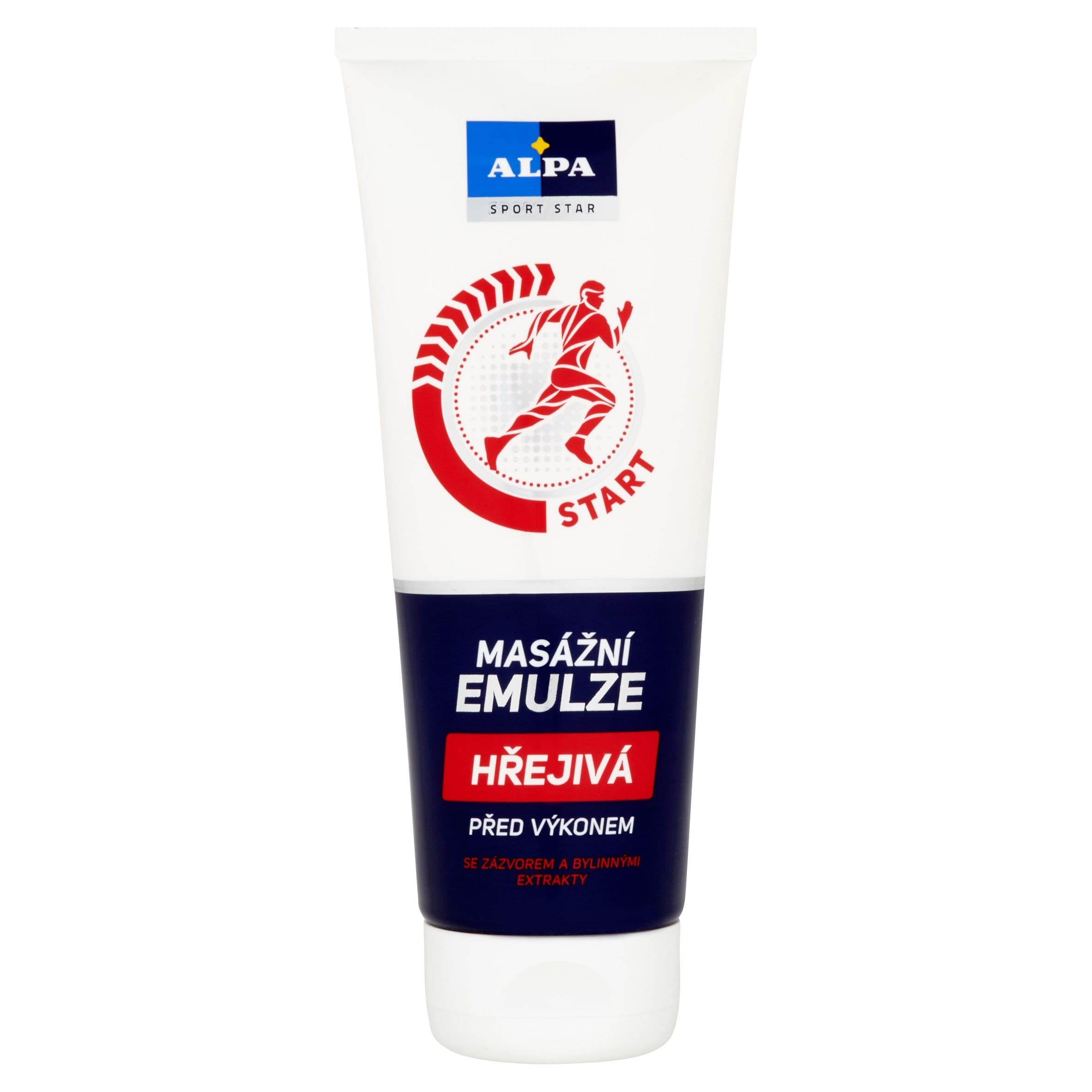 Alpa Start masážní emulze hřejivá 210 ml