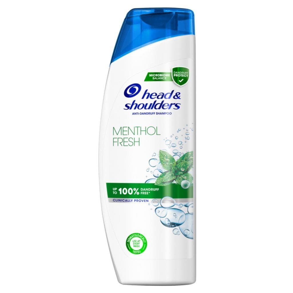 Head & Shoulders Menthol Fresh Šampon proti lupům pro vlasy až 100% bez lupů 400 ml