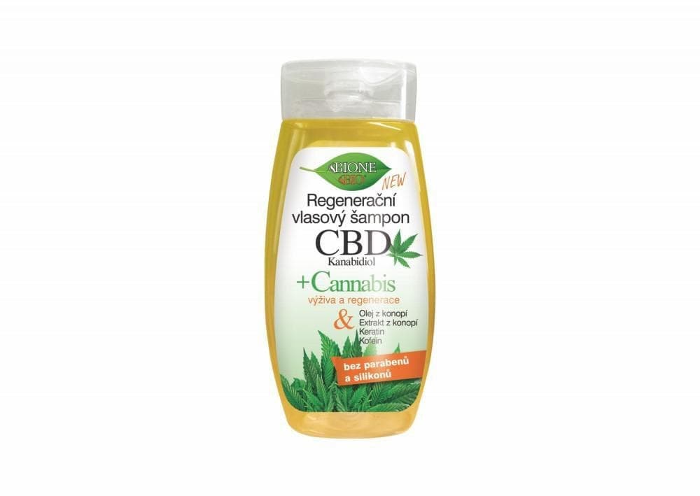 Bio CBD Kanabidiol regenerační výživný šampon 260ml
