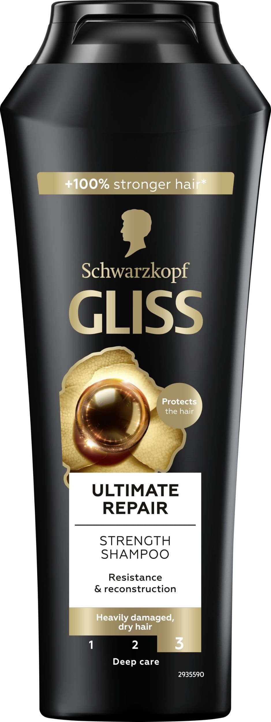 Gliss Kur Ultimate Repair šampon pro silně poškozené a suché vlasy 250 ml