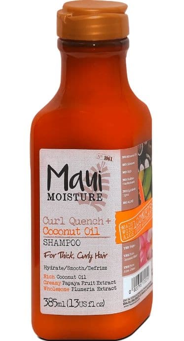 MAUI šampon kosový olej pro husté kudrnaté vlasy 385ml