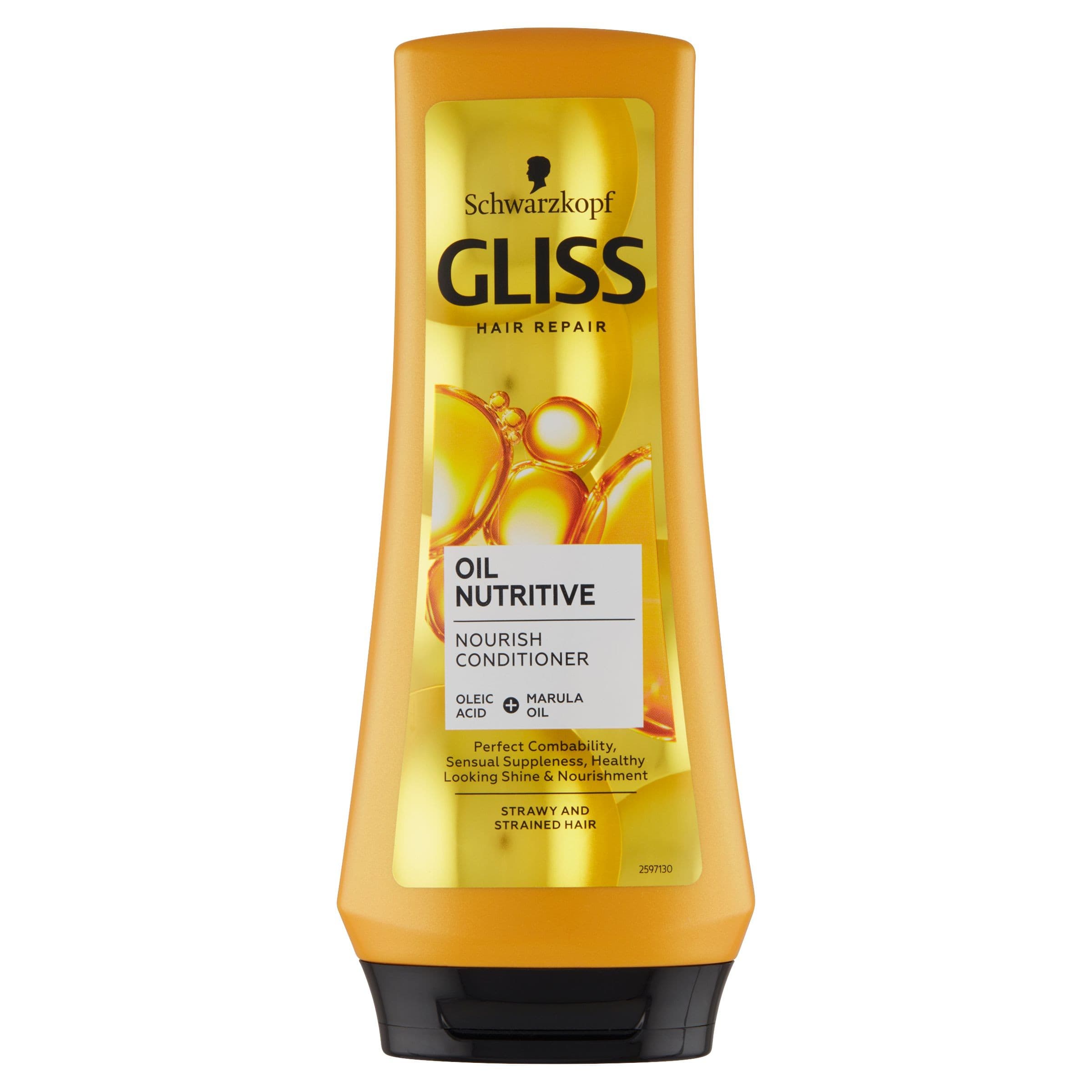 Gliss Kur Oil Nutritive balzám pro vlasy se sklonem k třepení 200 ml