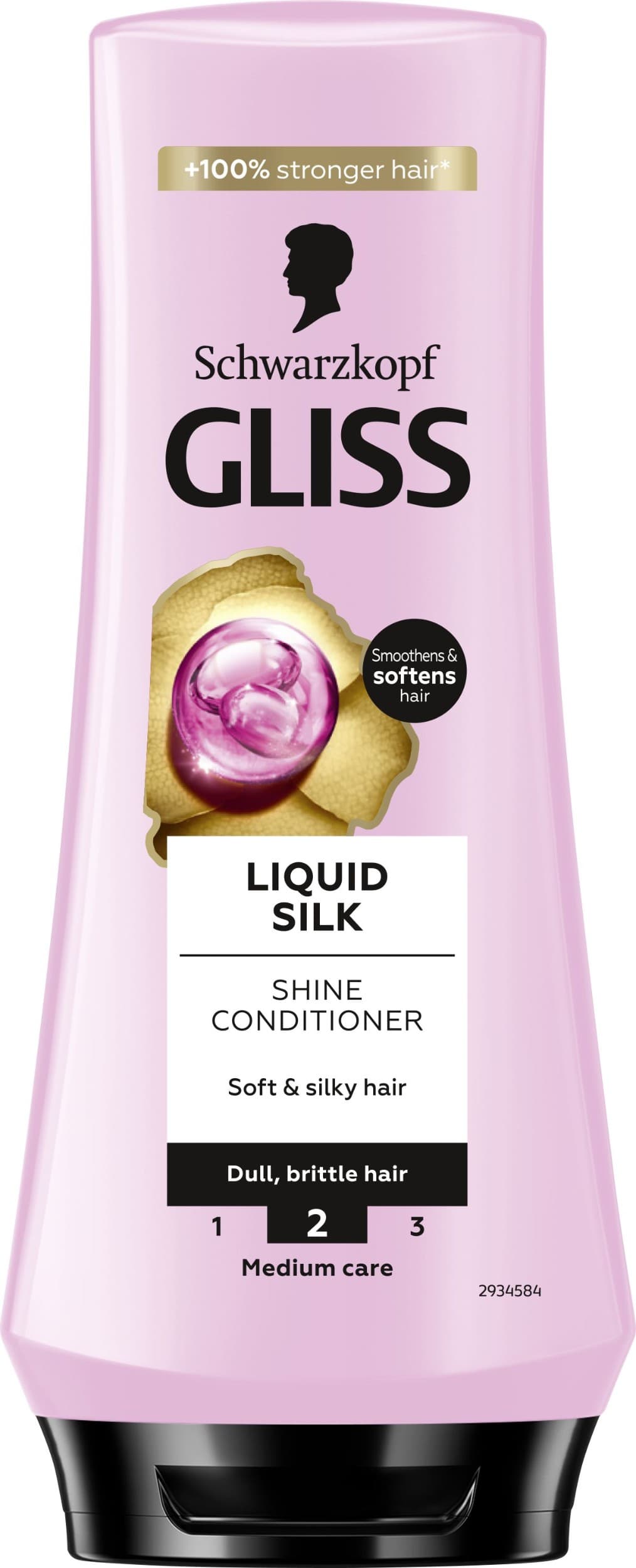 Schwarzkopf Gliss kondicionér pro lesk vlasů Liquid Silk 200ml