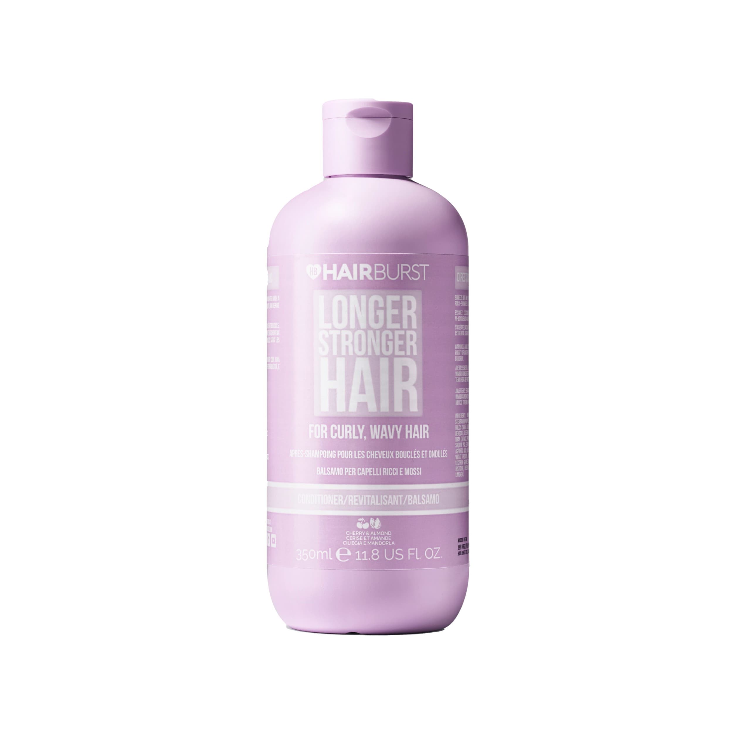 Hairburst kondicionér na kudrnaté vlasy Longer Stronger Hair Cherry & Almond 350 ml