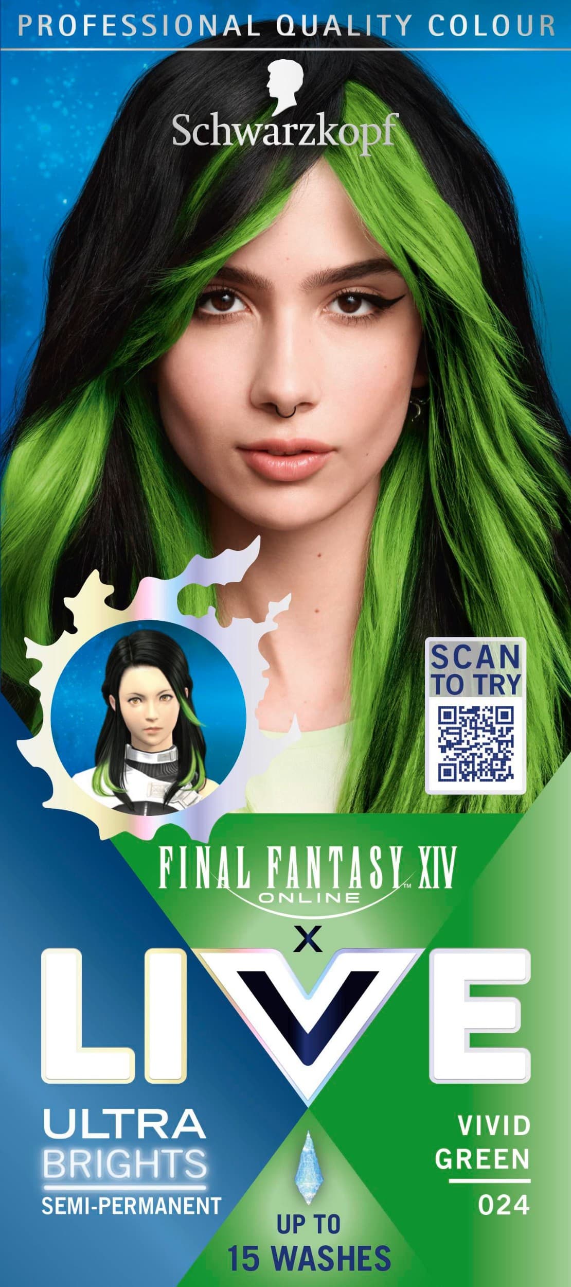 Schwarzkopf Live Ultra Brights semi-permanentní barva na vlasy 025 Kouřově růžová 50ml