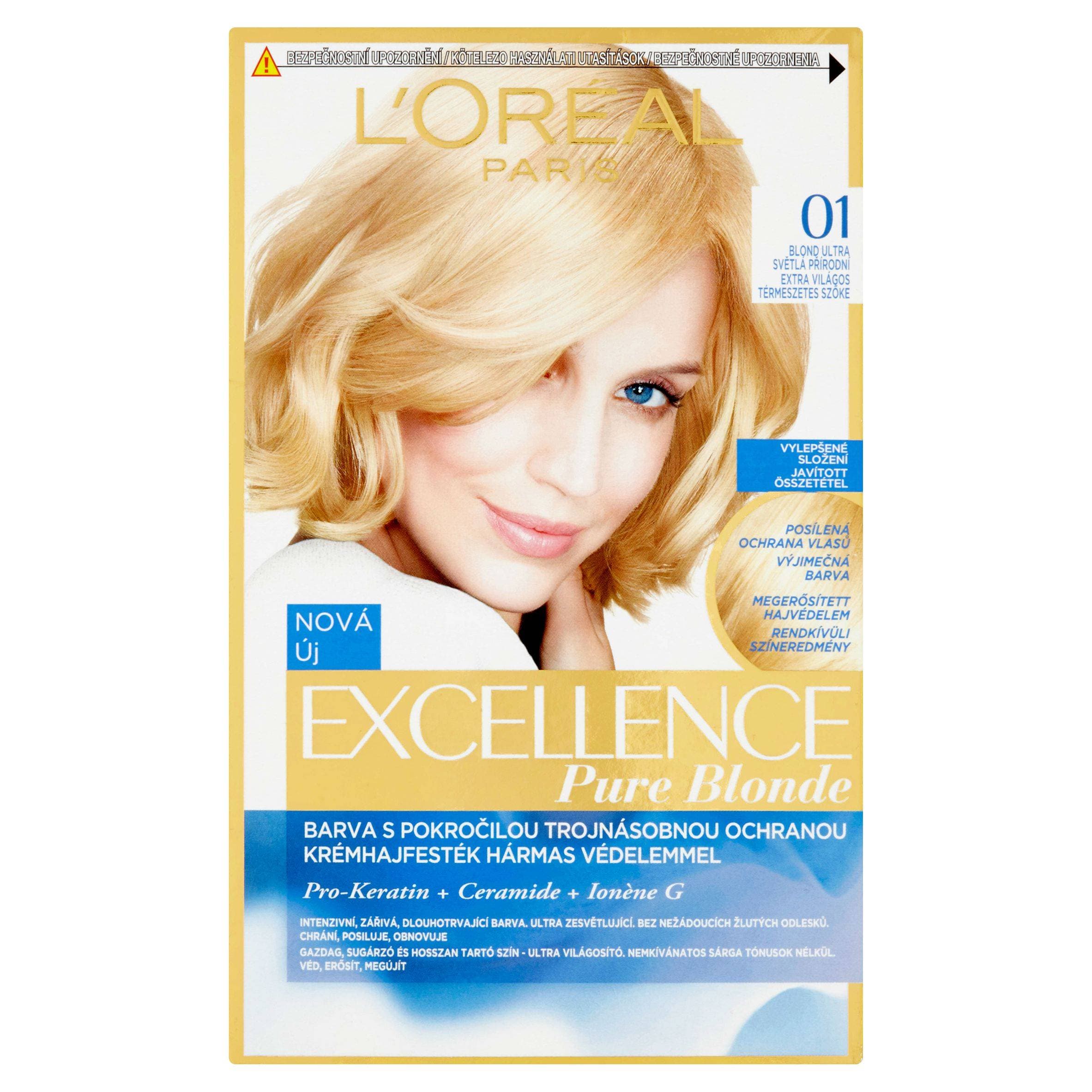 L'Oréal Paris Excellence Pure Blonde blond ultra světlá přírodní 01