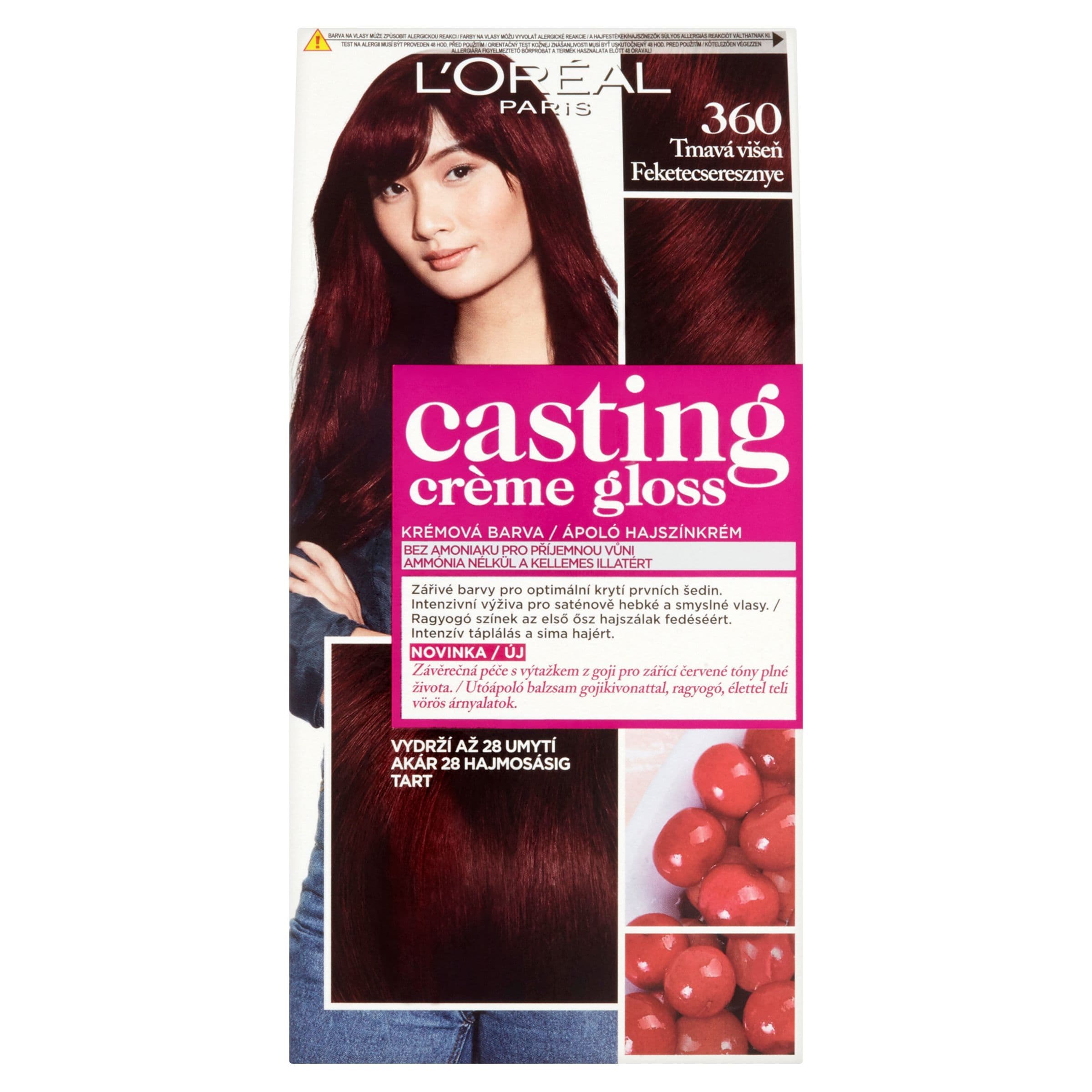 L'Oréal Paris Casting Crème Gloss tmavá višeň 360 160 ml