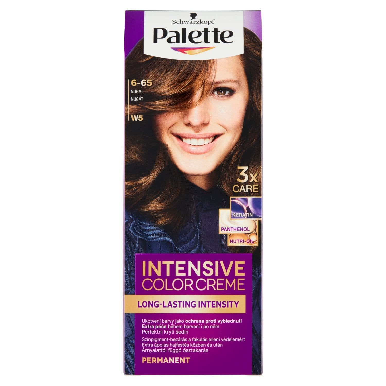 Schwarzkopf Palette Intesive Color Creme 6-65 (W5) Nugát