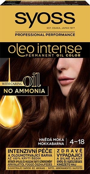 Syoss Oleo Intense olejová barva hnědá moka 4-18 50 ml