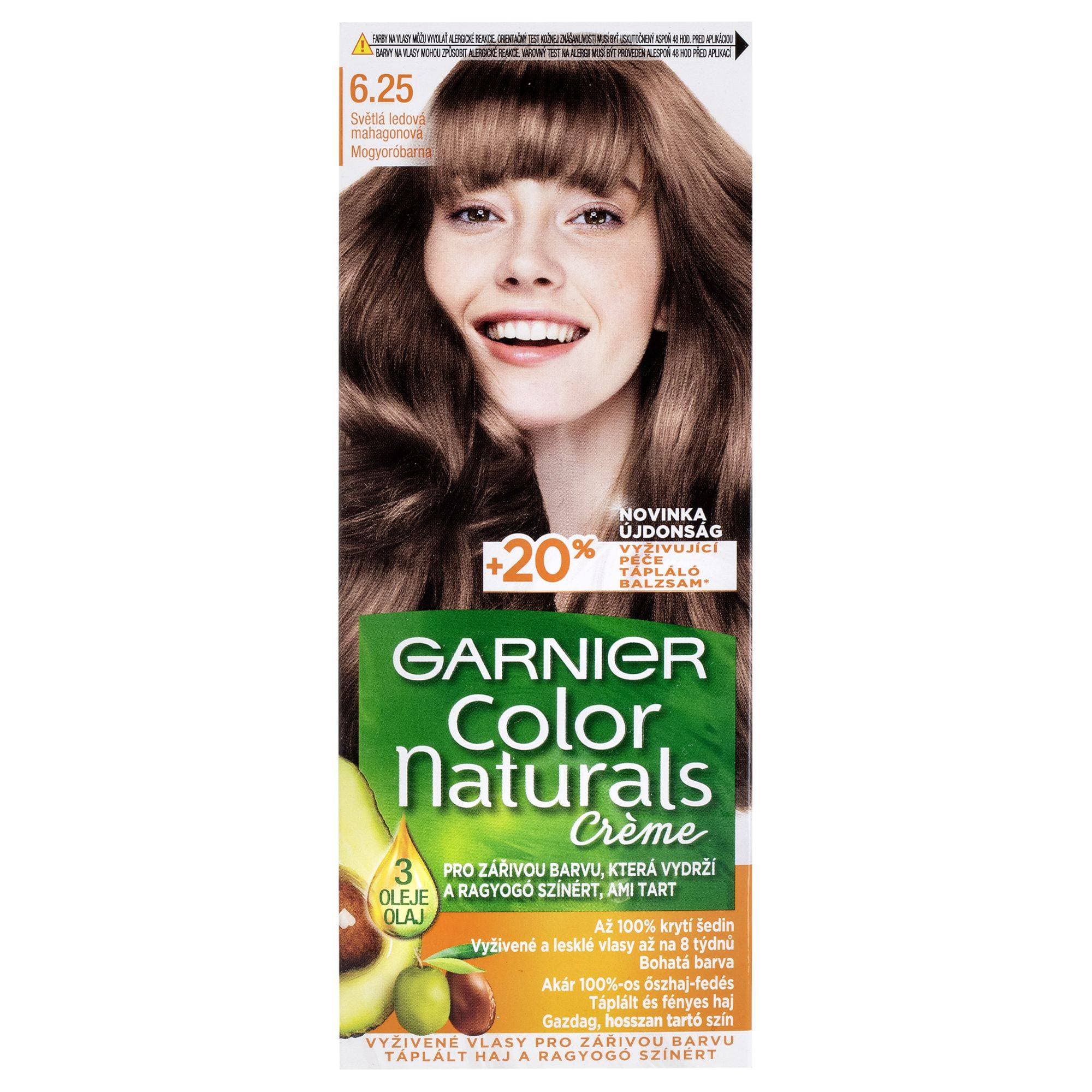 Garnier Color Naturals Créme barva na vlasy 6.25 Světlá ledová mahagonová