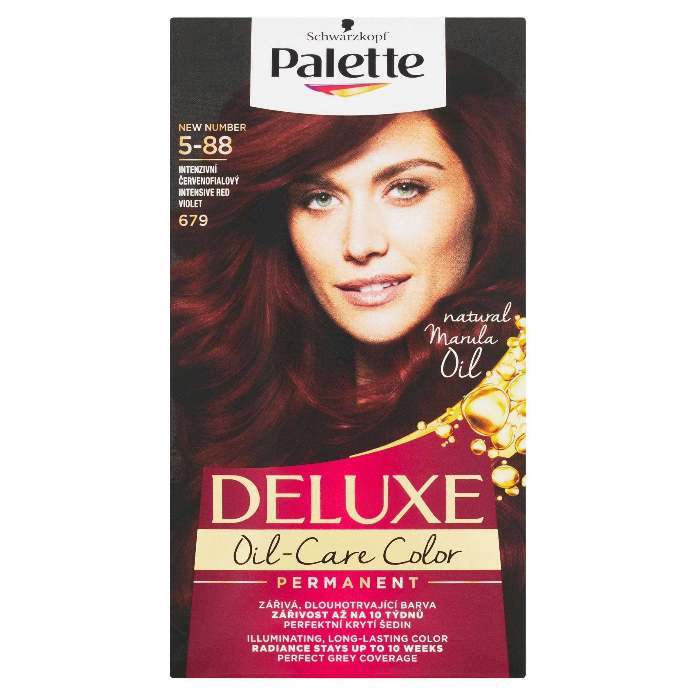 Schwarzkopf Palette Deluxe barva na vlasy Intenzivní červenofialový 679 50 ml