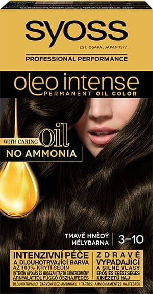 Syoss Oleo Intense olejová barva tmavě hnědý 3-10 50 ml