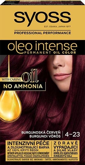 Syoss Oleo Intense olejová barva burgundská červeň 4-23 50 ml