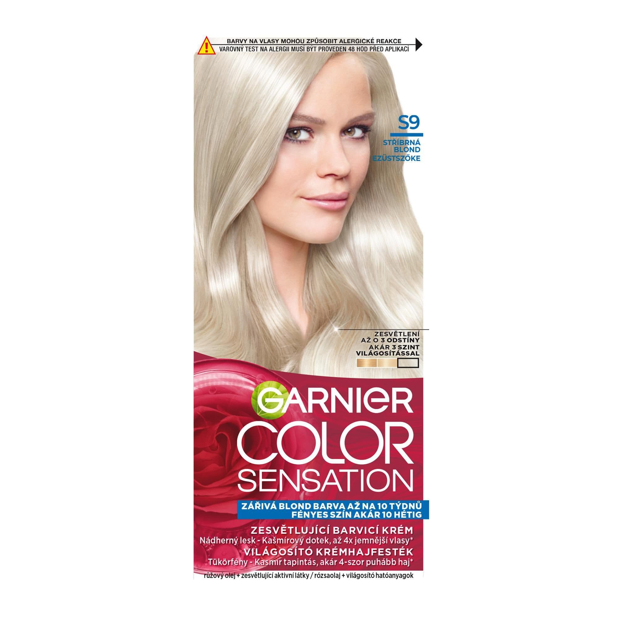 Garnier barva na vlasy Stříbrná blond S9 1 ks