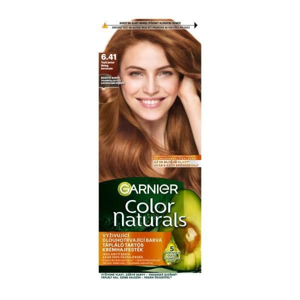 Garnier Color Naturals permanentní barva na vlasy 6.41