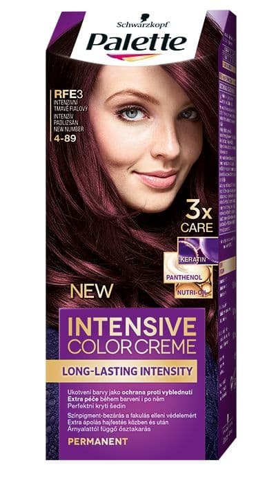 Schwarzkopf Palette Intensive Color Creme barva na vlasy intenzivní tmavě fialový RFE3 50 ml