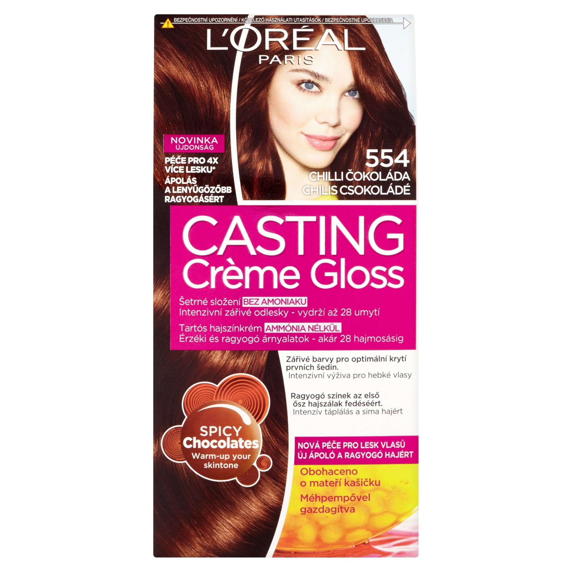 L'Oréal Paris Casting Crème Gloss chilli čokoláda 554 160 ml