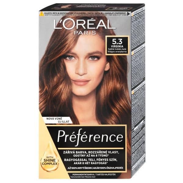 L'Oréal Paris Préférence permanentní barva na vlasy 5.3