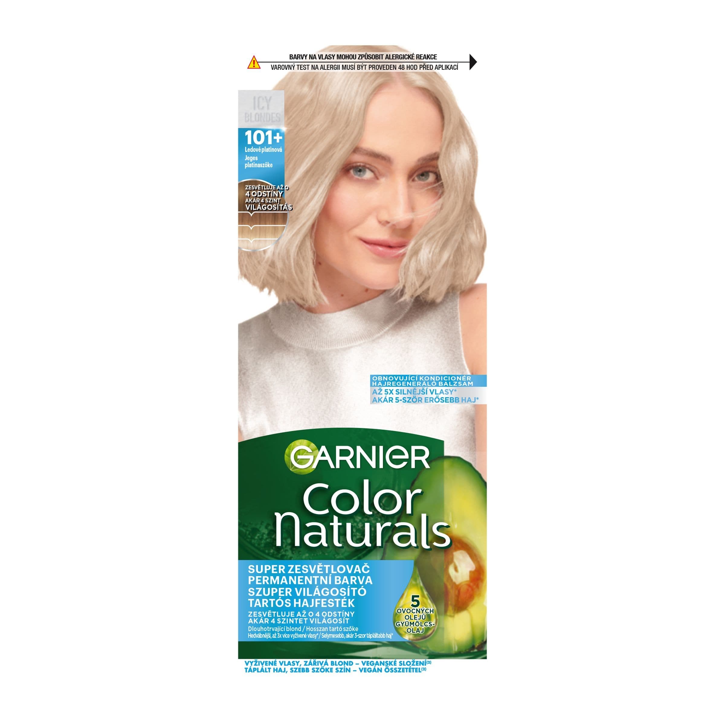 Color Naturals barva na vlasy 101+ Ledově platinová