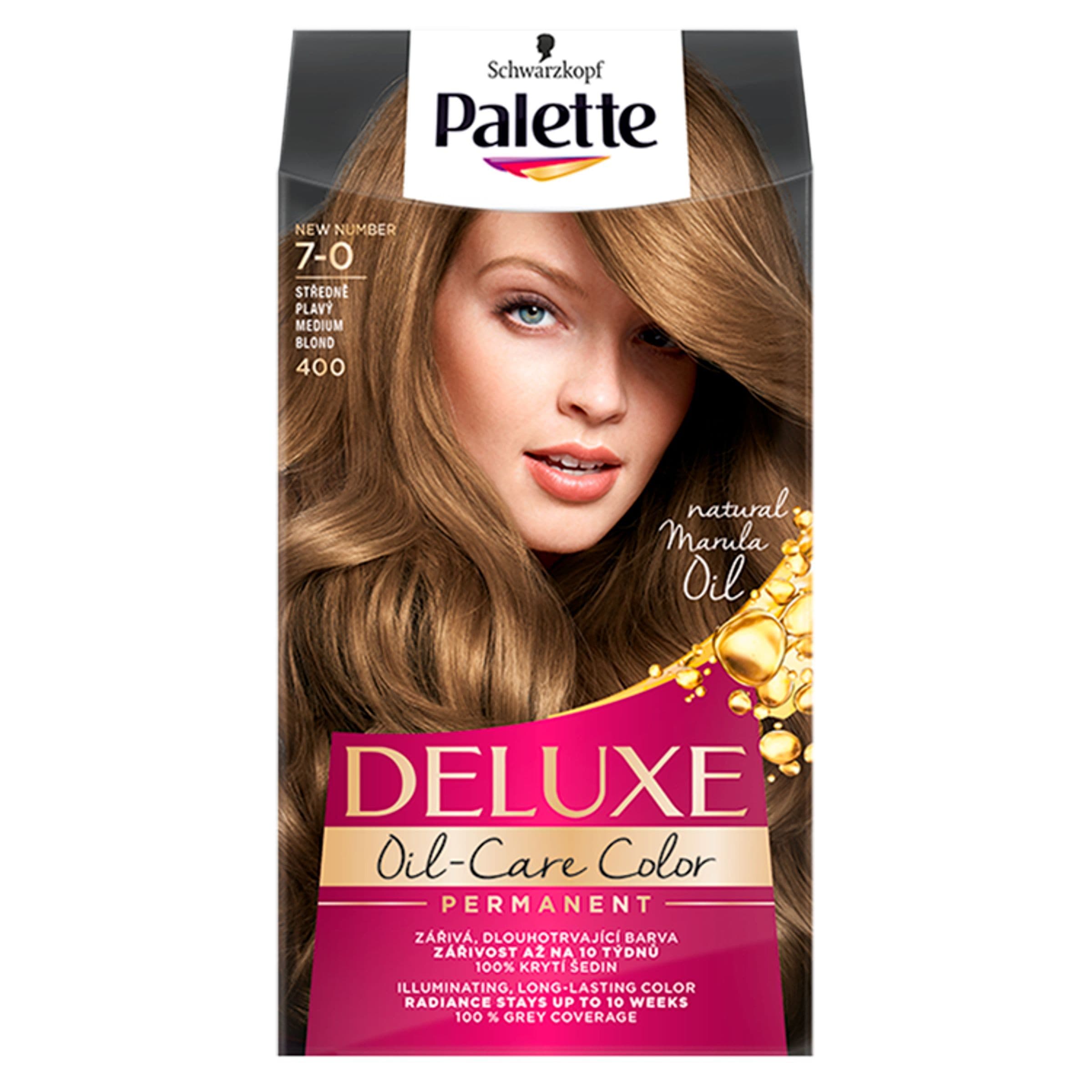 Schwarzkopf Palette Deluxe barva na vlasy Středně Plavý 7-0  50ml