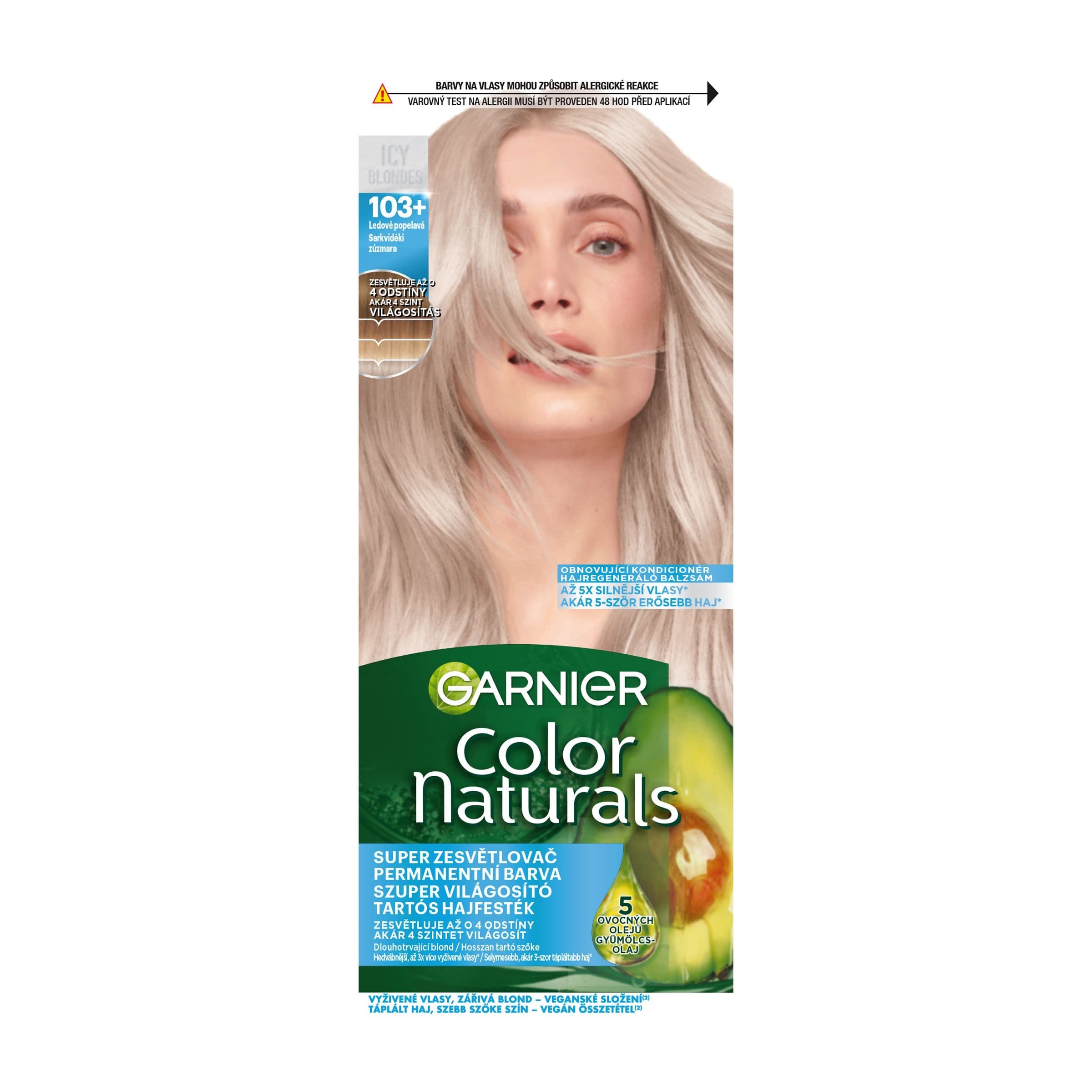 Color Naturals barva na vlasy 103+ Ledově popelavá