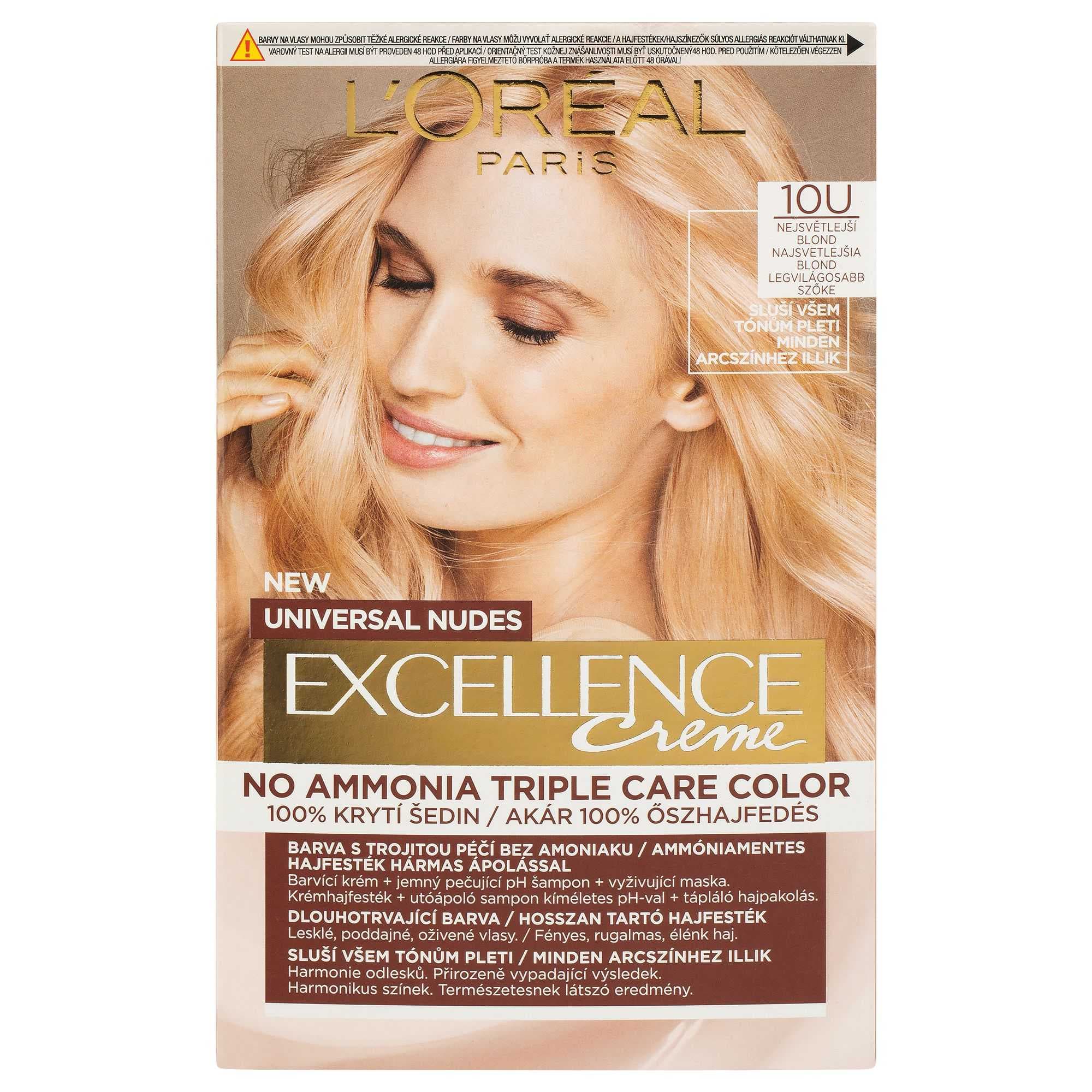Excellence Nudes 10U nejsvětlejší blond