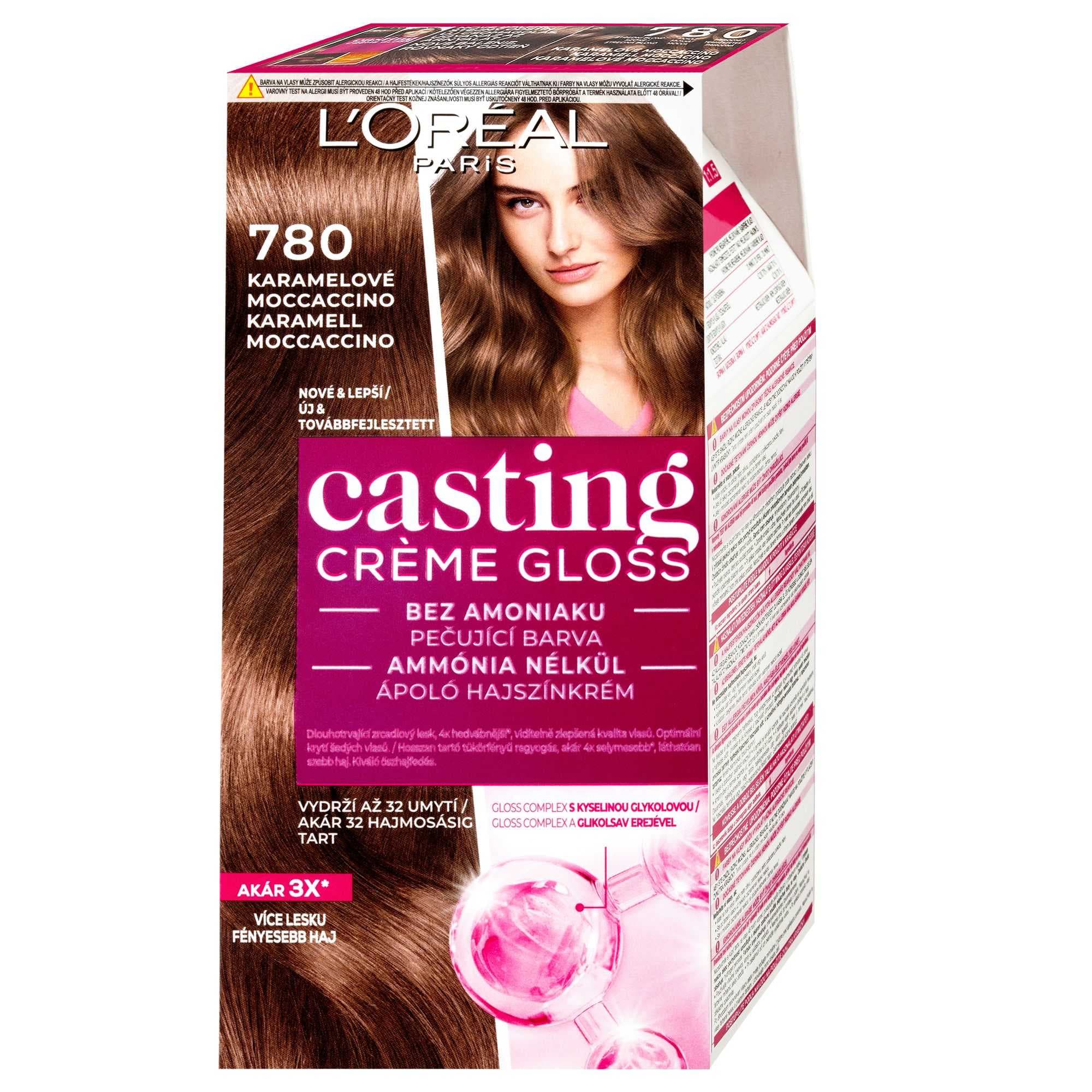 L'Oréal Paris Casting Crème Gloss karamelové moccaccino 780, 180 ml
