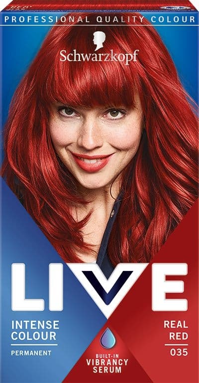 Schwarzkopf Live Barva na vlasy Pravá červená 035