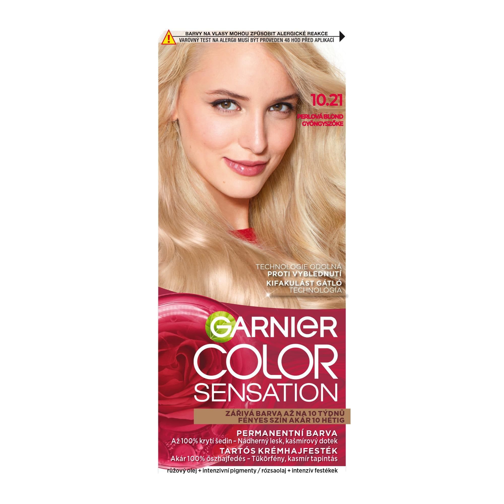 Garnier Color Sensation 10.21 Perlová Blond