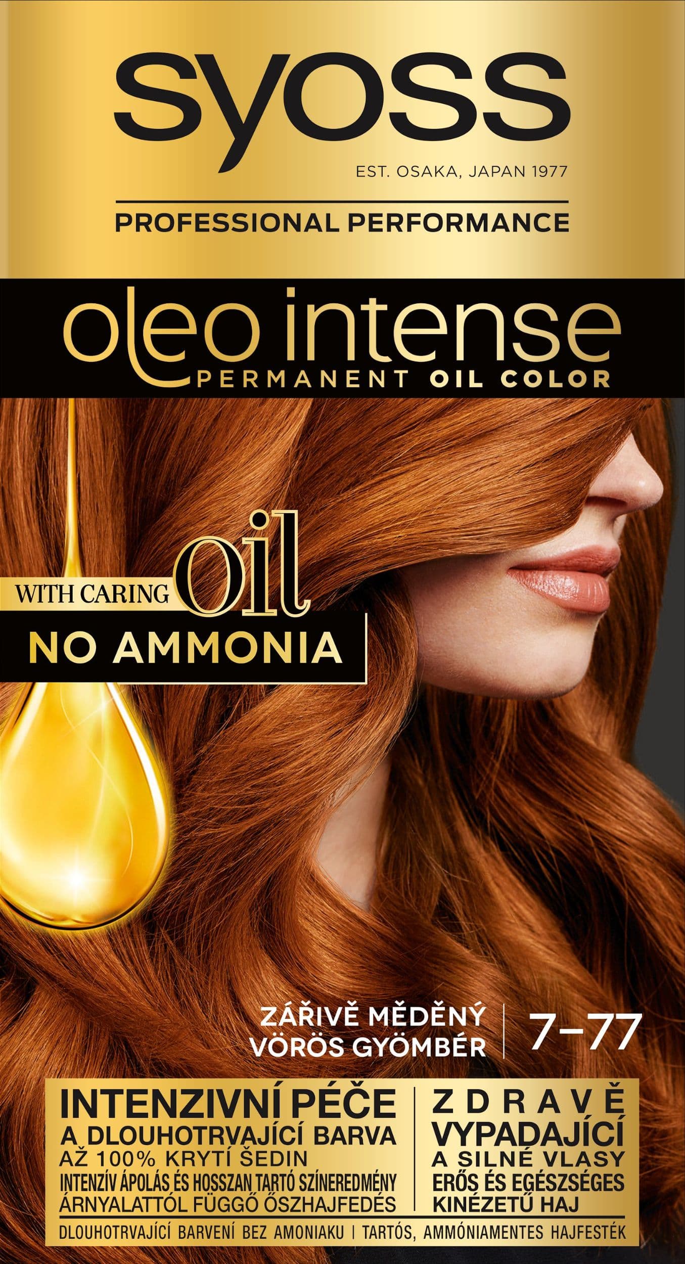 Syoss Oleo Intense 7-77 Zářivě měd 1 ks
