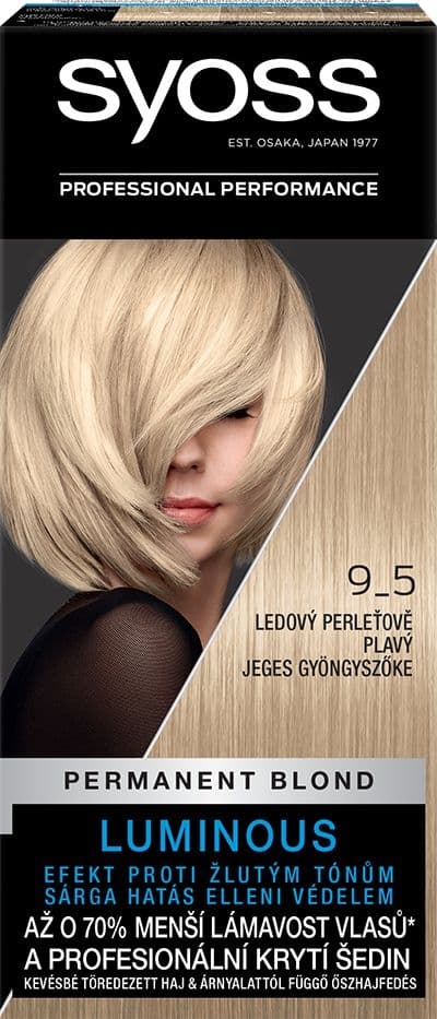 Syoss Barva na vlasy ledový perleťově plavý 9-5 50 ml
