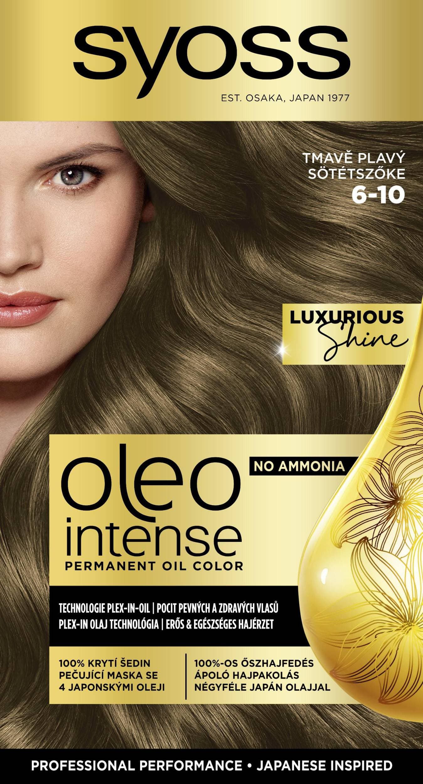 Syoss Oleo Intense olejová barva tmavě plavý 6-10 50 ml