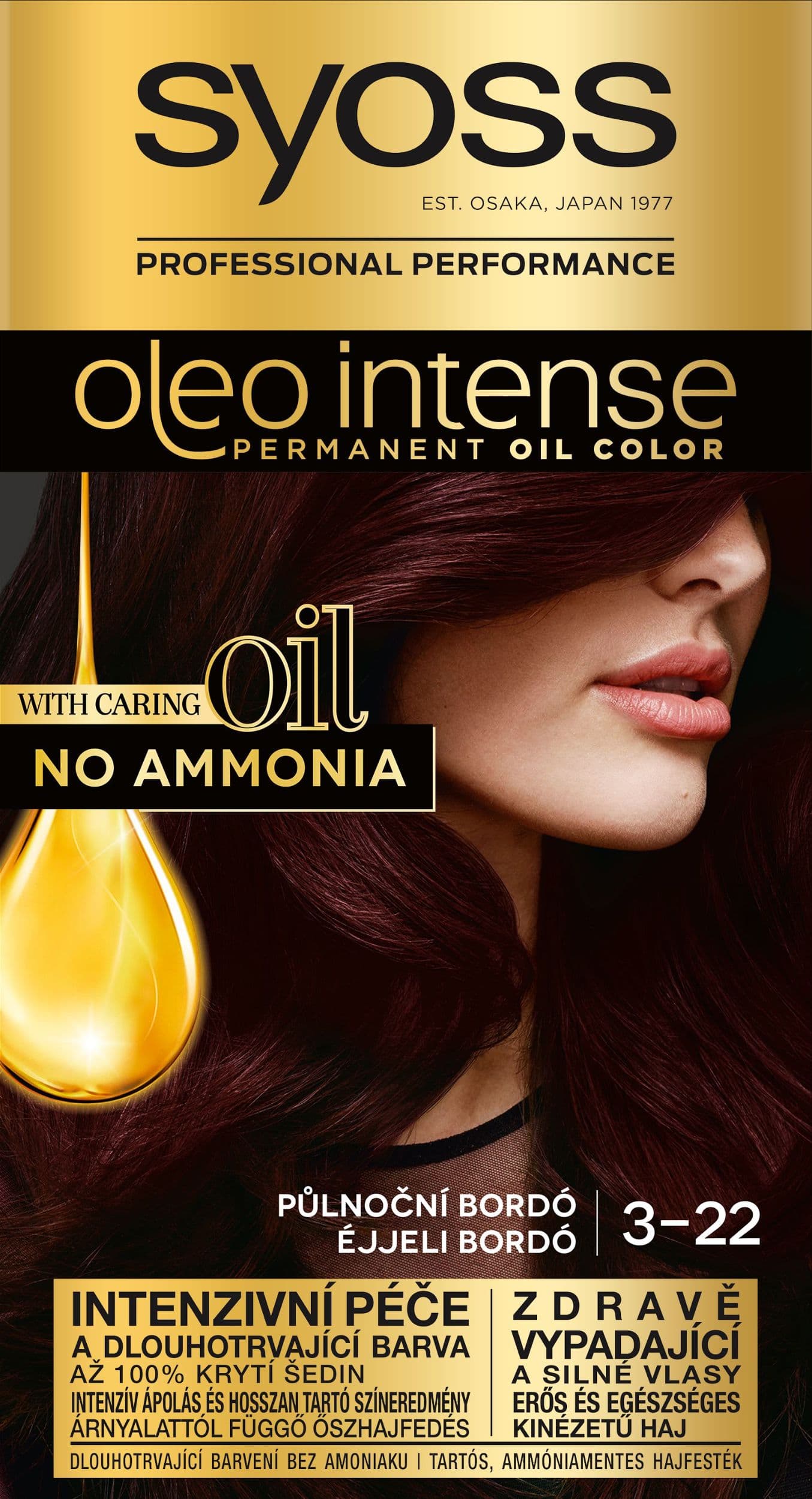 Syoss Oleo Intense 3-22 Půlnoční bo 1 ks