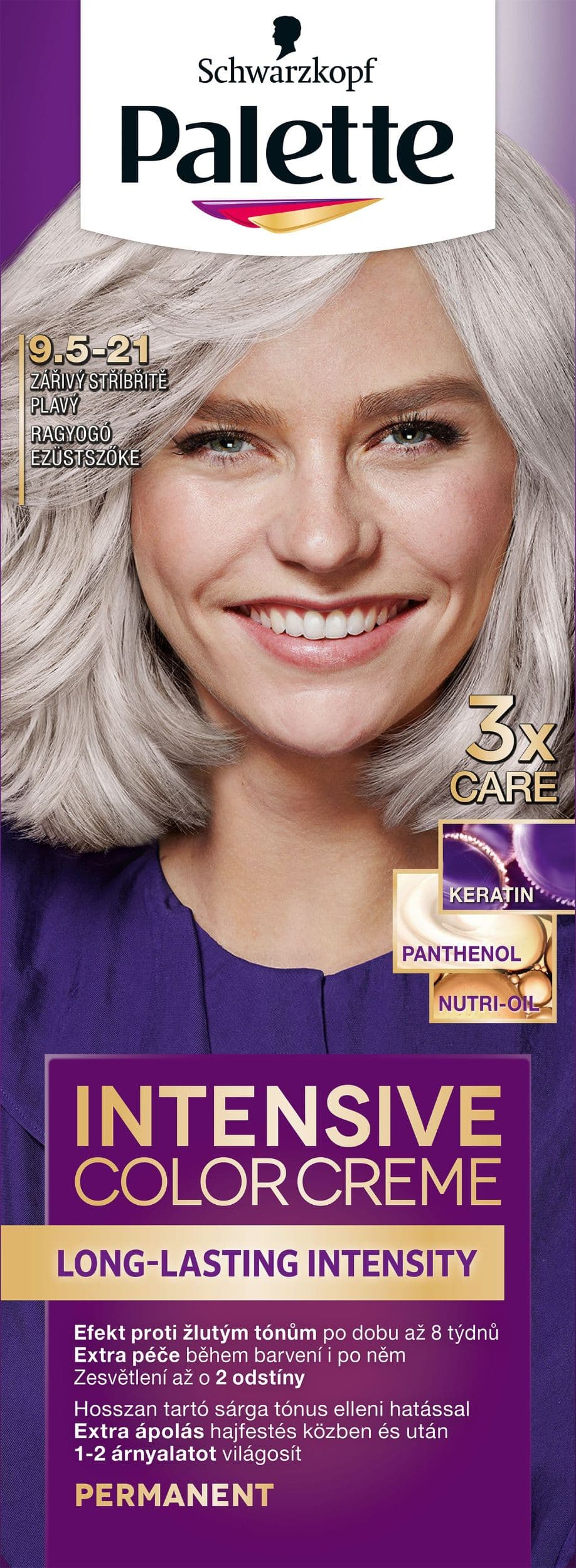 Palette PICC 9,5-21 Zářivý stříbřitě plavý 50 ml