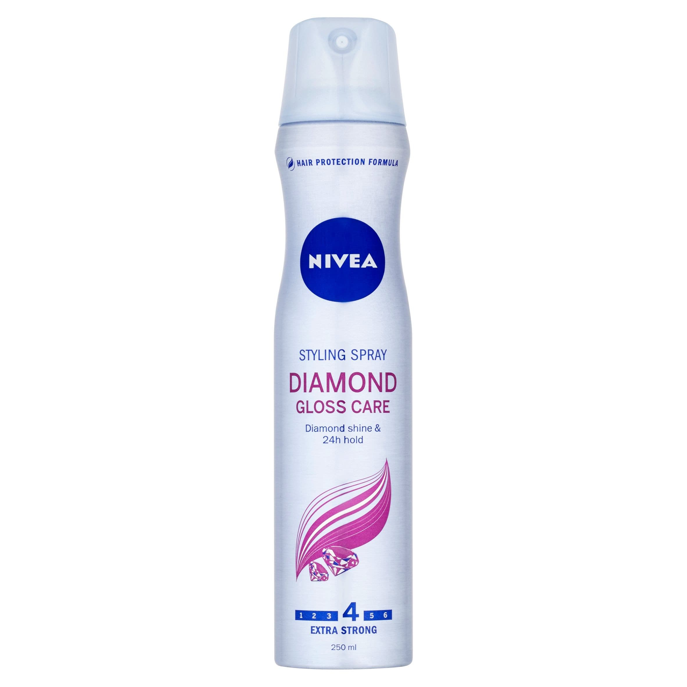 Nivea Diamond Gloss Care lak na vlasy 250 ml